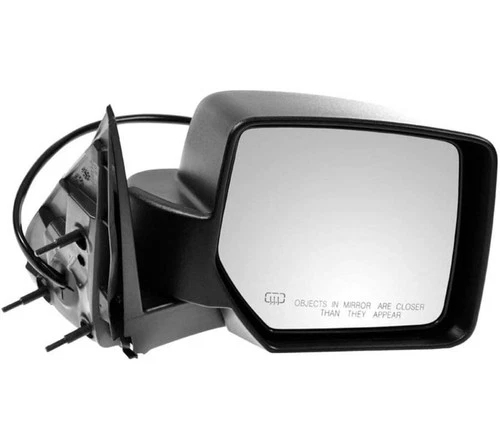 Power Mirror For 2008-2012 Jeep Liberty Passenger Side Heated Textured Black