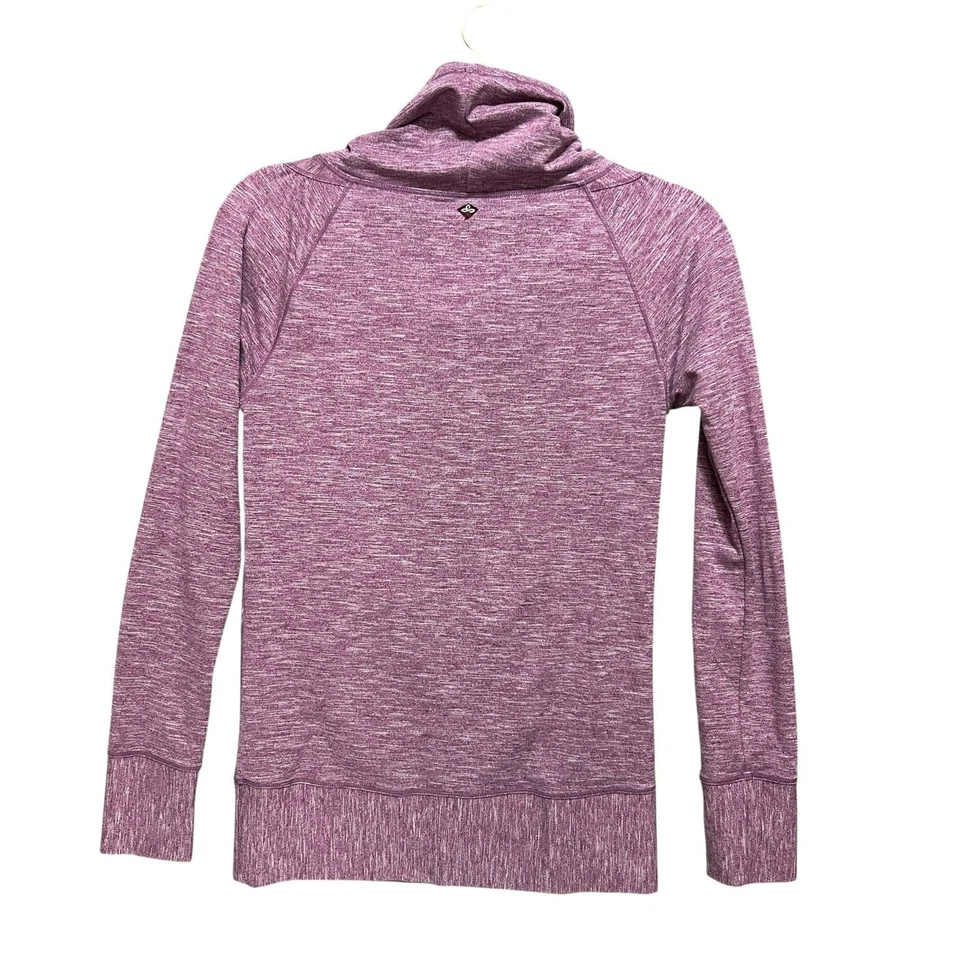 PRANA Women Cozy Sweater Pullover Size XS Oversized Cowl Neck Kangaroo Pockets - Image 3 of 4