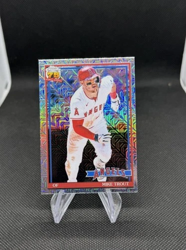 Mike Trout 2026 Topps Series 1 Silver Pack Mojo Refractor #91C-42 Angels