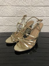 New look gold heels size 6