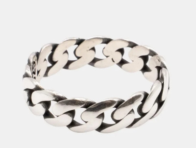 925 Silver Handcrafted Cuban Link Ring Hallmarked Heavy Band Sizes 9 10 11 12