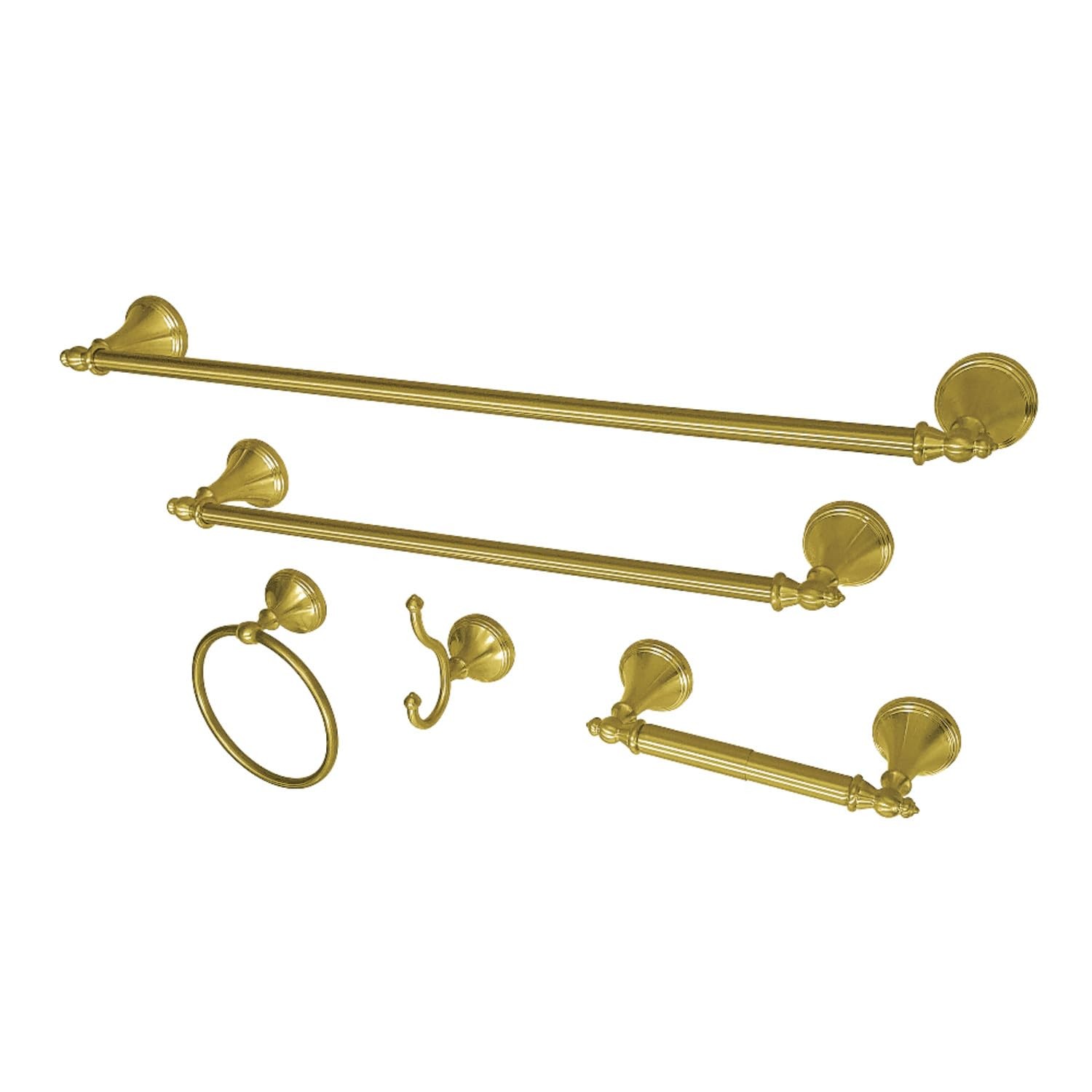 BAHK1612478BB Naples 5-Piece Bathroom Accessory Set, Brushed