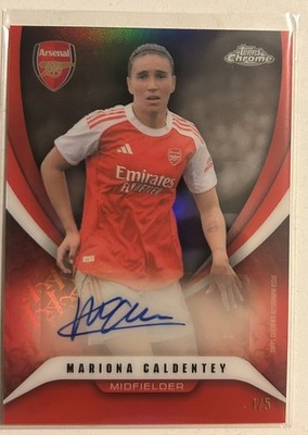 Arsenal Topps Chrome 2026 - Mariona Caldentey 1/5 Auto - First Print