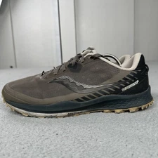 Saucony Peregrine 11 Hiking Trail Shoes Men 11W Brown Running PWRTRAC S20642-35