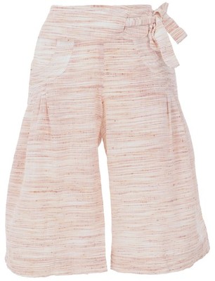 Shorts Boho-chic, knielange Khadi Hose - beige/orange