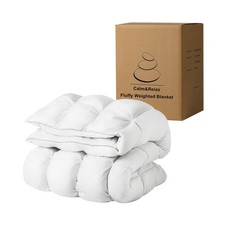 Calm Relax Fluffy Weighted Blankets for Adults Heavy Weighted C... USA FAST SHIP