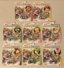Hot Wheels Mario Kart Die-cast 1:64 Lot of 8