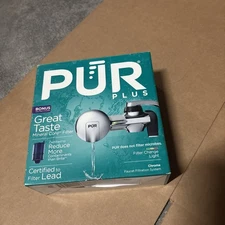 PUR PLUS Faucet Mount Water Filtration System with 3-in-1 Lead Reduction