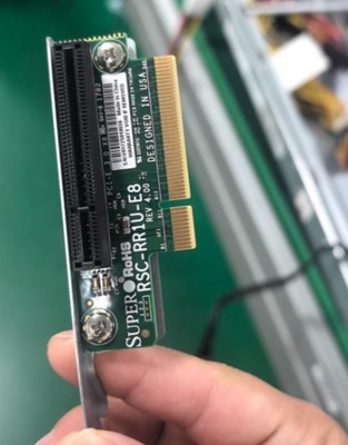 Lot of 3 For   RSC-RR1U-E8 1U PCI-E x8 Riser Card Board #W9
