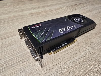 NVIDIA GeForce GTX 570 Grafikkarte DVI HDMI Retro Gaming funktionsfähig