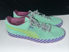 Mens US 9 Puma Suede Classic Pop Culture Biscay Green 367776-01 2018