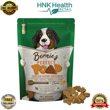 Bernie  s Perfect Poop Digestion  General Health Supplement for Dogs - Pack of 2