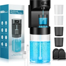 Automatic Mouthwash Dispenser for Bathroom,20.29 Oz Touchless Electric Mouth Was