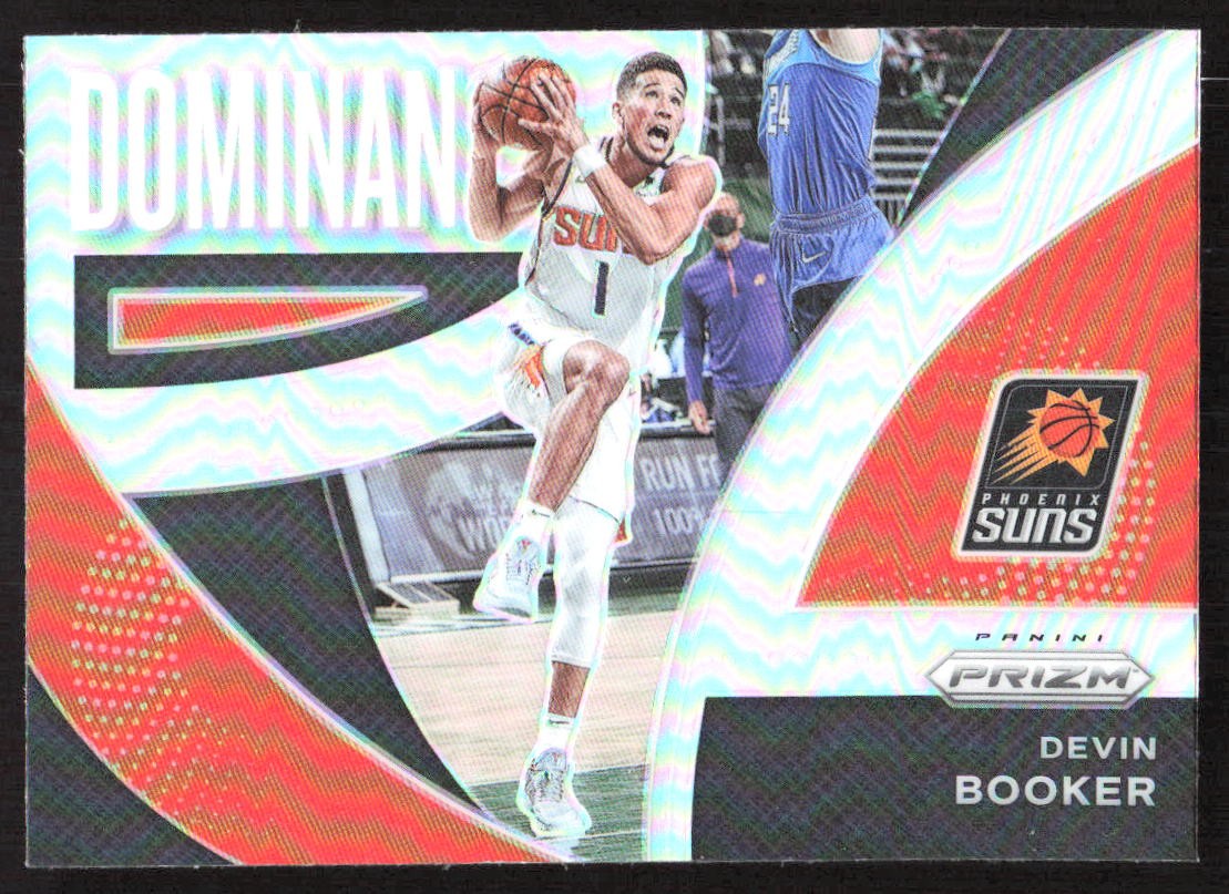 7983J 2021-22 Panini Prizm #3 Devin Booker Dominance Prizms Silver