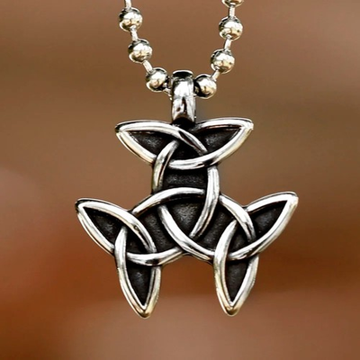 #ad Viking Celtic Knot Necklace Stainless Steel Necklace AU $26.00