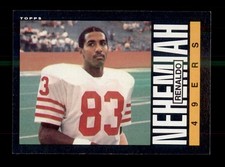 1985 TOPPS FOOTBALL #158 RENALDO NEHEMIAH SAN FRANCISCO 49ERS