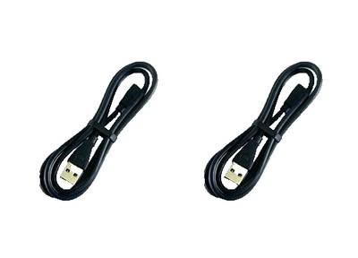 USB-A to Micro-USB Charging Cable | Black | 2-Pack