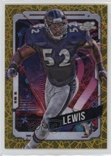 2024 Topps Cosmic Chrome Gold Interstellar Refractor 23/50 Ray Lewis #3 HOF 04ac