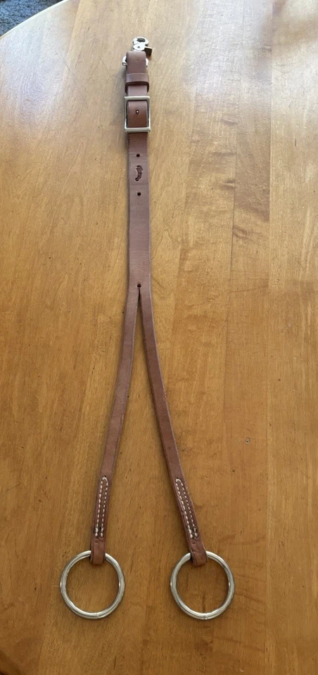 NUEVO accesorio de martingala para correr de cuero Weaver. Nunca Usado-EXCELENTE ESTADO Foto 3 de 4