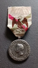 Médaille expedition du Mexique signée Barre en Argent
