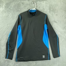 Nike Pro Combat Shirt men's Medium Hyperwarm Dri-Fit Fitted Long Sleeve Athletic