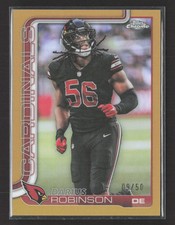 2024 Topps Chrome Darius Robinson #9 Gold Refractor 09/50