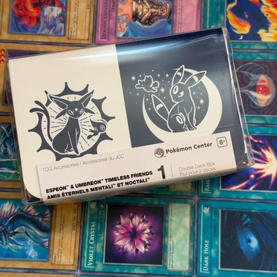 Pokemon Center Double Deck Box - Espeon & Umbreon Timeless Friends SEALED