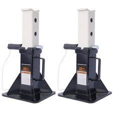 Heavy Duty 22 Ton Car Jack Stands Locking Pair 44000 Lb Capacity