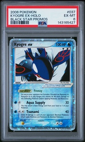 2006 Pokemon Black Star Promos 37 Kyogre EX PSA 6 143165427