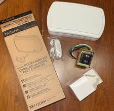 Nutone Wired Door Chime Kit White BK115LWH - OPEN BOX