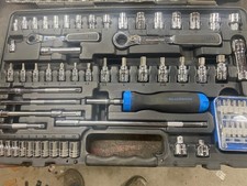 Gear Ratchet Napa Mechanics Tool Socket Set Metric 69 Pieces Pass Through Thru