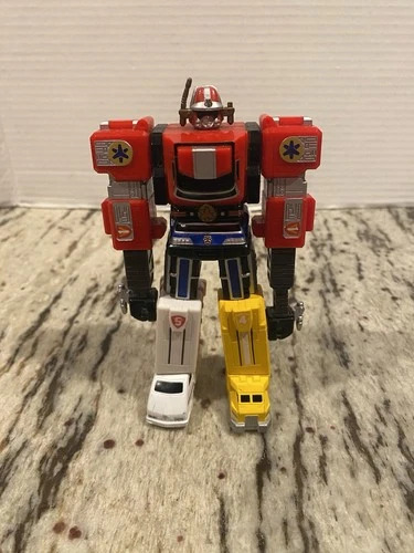 VTG Bandai 1999 Power Rangers Lightspeed Rescue Megazord 5.5" Figure