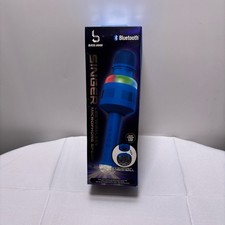 Bass Jaxx Blue LED Wireless Microphone Speaker