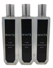 New ListingBath & Body Works White Fine Fragrance Mist Spray Rare (3 Pack Per Order)