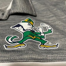 Notre Dame Fighting Irish Fanatics Polo Shirt Mens Medium ND College