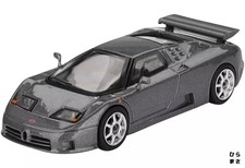 1/64 Bugatti EB110 Super Sport Grigio Scuro LHD Mini GT Diecast Model Car