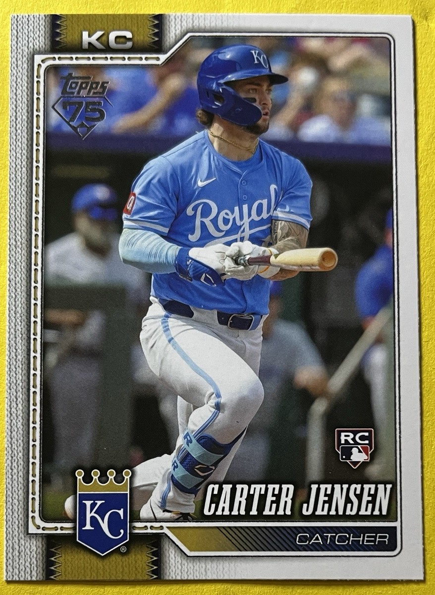 Carter Jensen 2026 Topps Series 2 Rookie Card #530 ROYALS (Base