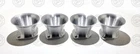 4x Carburetor Intake Trumpets Ø40mm Length 50mm Weber Dellorto Solex