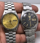 Lot of 2 Vintage Seiko 7009 Automatic 17J Textured Dial Men's Watch (Working)