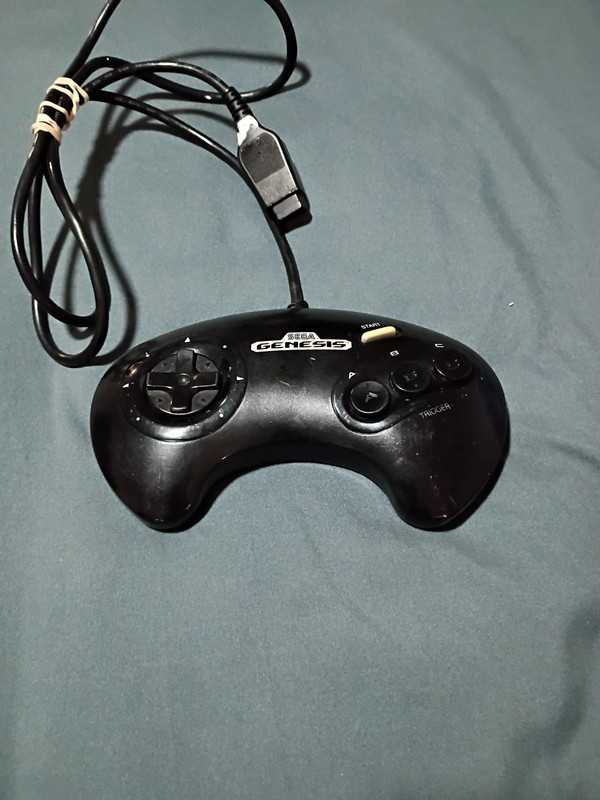 Official Sega Genesis 3-Button Controller Original Model 1650 
