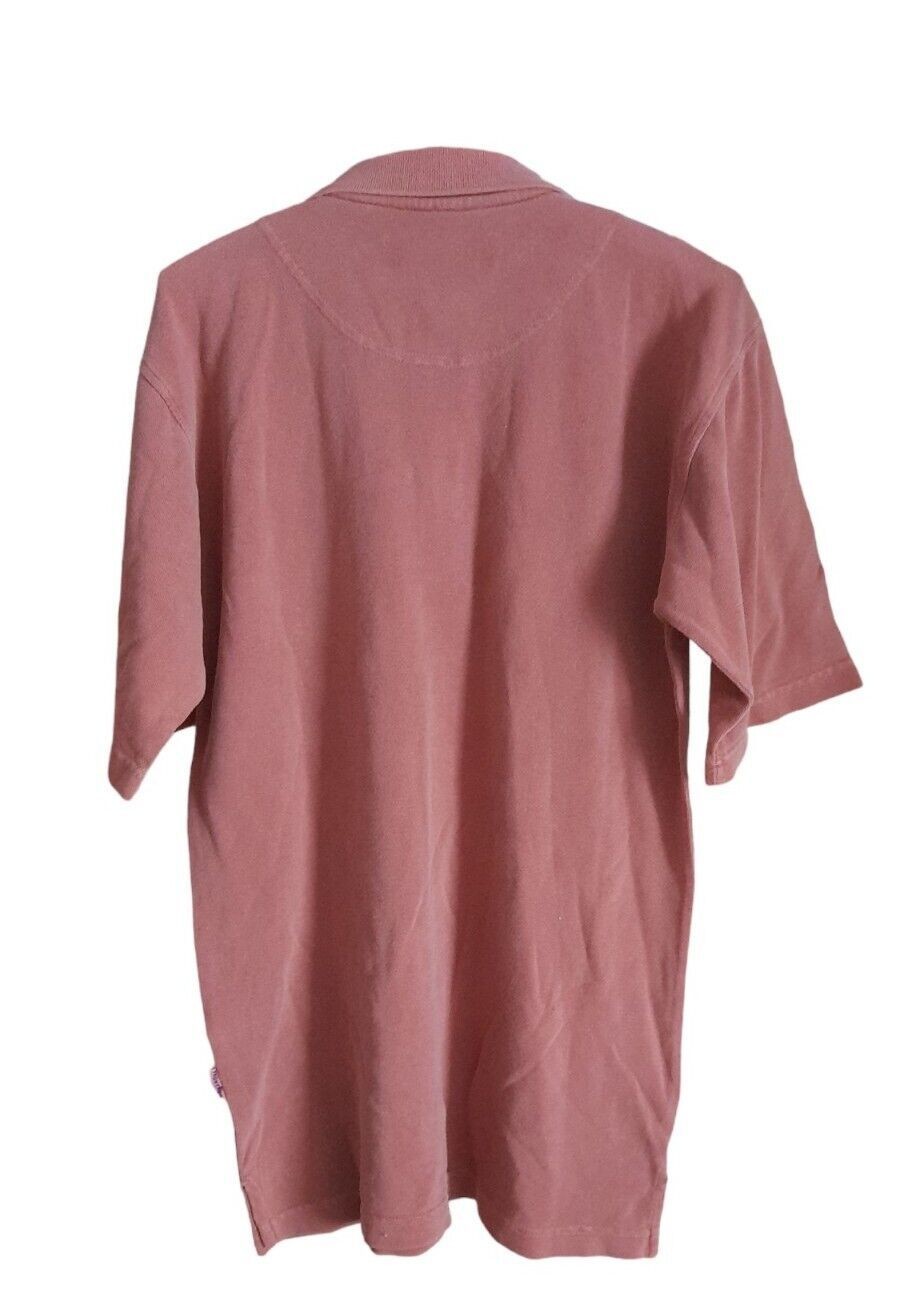 Polo uomo prima fila media manica corta tinta a pigmenti FR22 ruggine taglia M