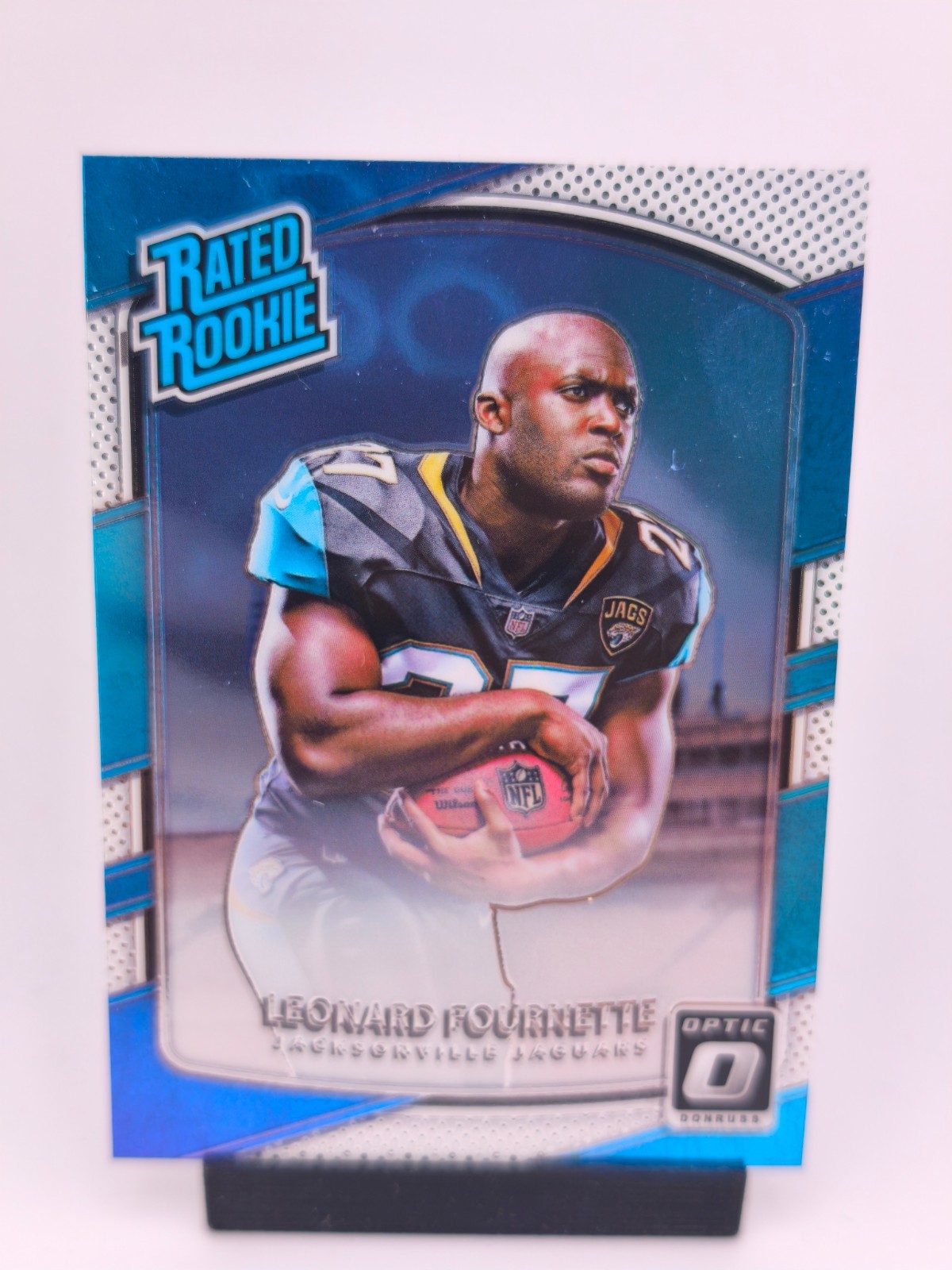 Leonard Fournette RATED ROOKIE Base 2017 Panini Donruss Optic NFL Jaguars 