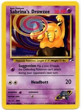 Pokemon - Gym Heroes Sabrina's Drowzee 92/132 LP