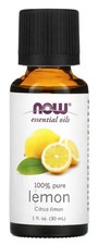 NOW Essential Oils - Essential Oils, 100 Pure Lemon, 1 fl oz 30 ml , by NOW