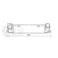 Ladeluftkühler für BMW 2 Coupe 218d Bj.15-20