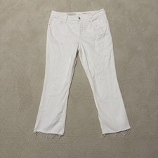 Pilcro and the Letterpress Anthropologie Women  s White Jeans Size 32