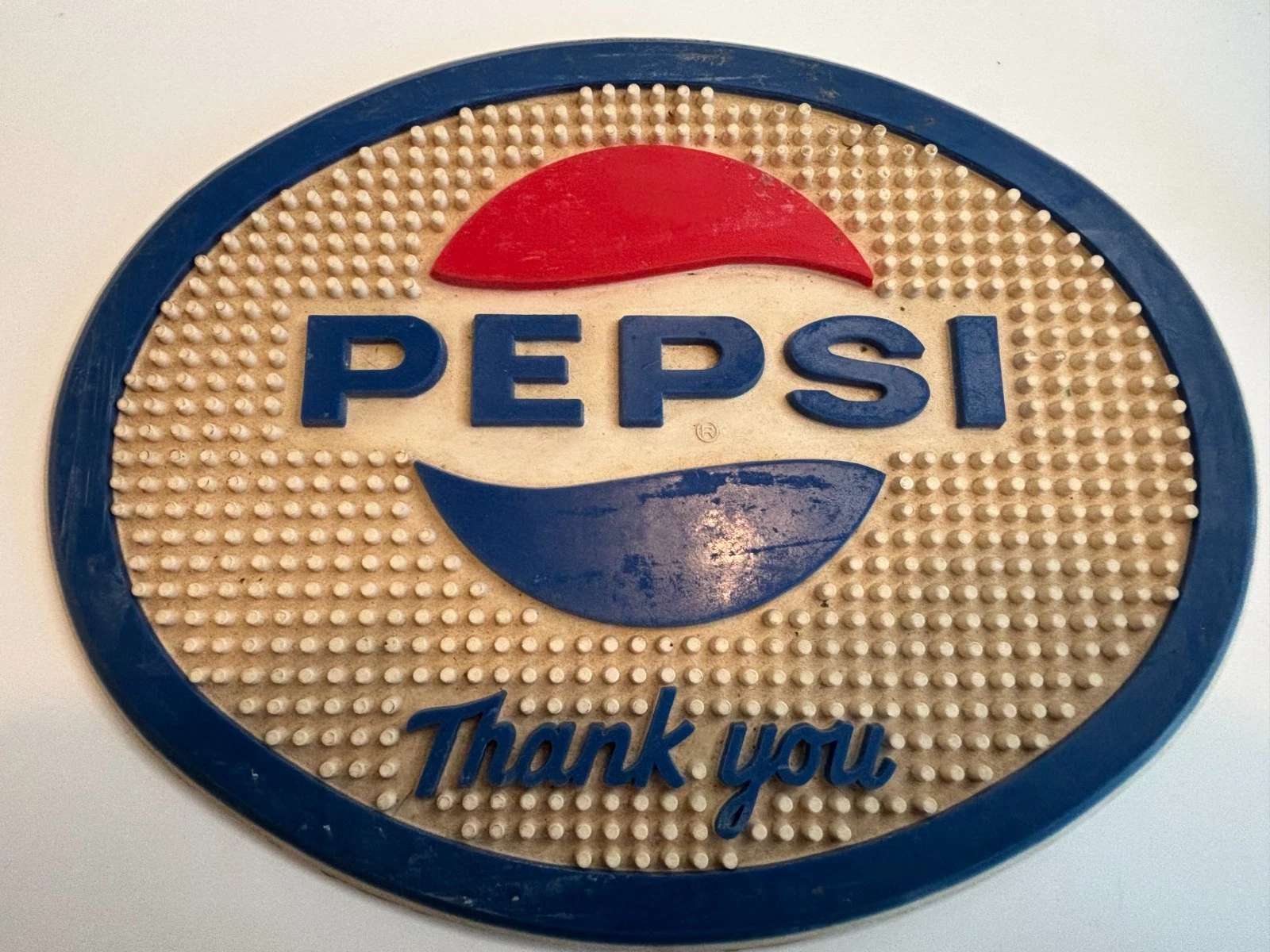 Vintage 1980's Pepsi Cola Oval Change Mat