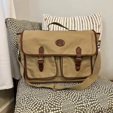 Vintage Ralph Lauren Laptop Canvas Messenger Bag