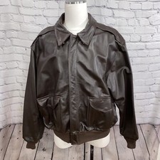 Cooper Type A-2 52R USAF Flight Horsehide Jacket Brown Bomber Coat Made in USA