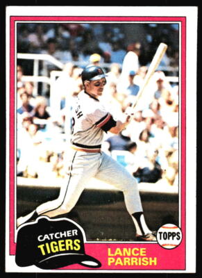 1981 Topps Lance Parrish #392 Detroit Tigers L2